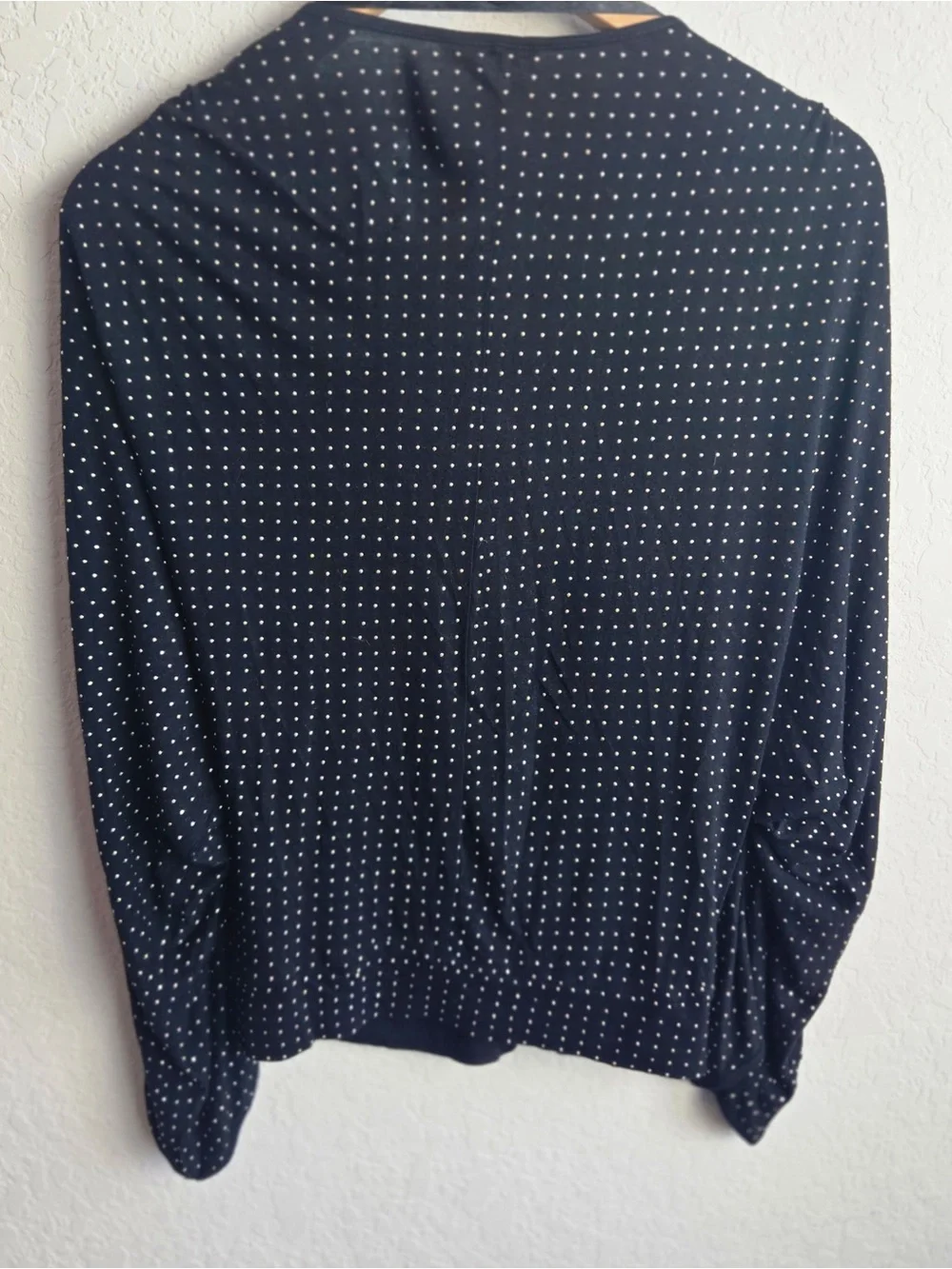Ramy Brook Studded Esther Faux Wrap Blouse XXS Black V Neck Top Women’s